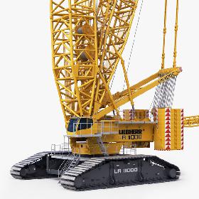 3D model LIEBHERR LR 11000 Heawy Crawler Crane